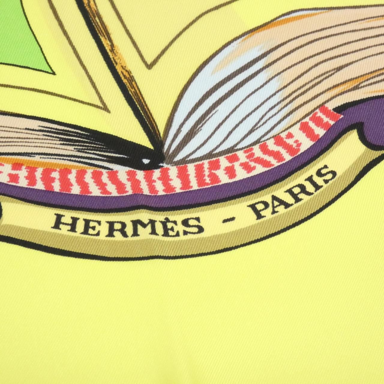 Hermes Chiffres ET Monogrammes Annee Carre Scarf — view 2