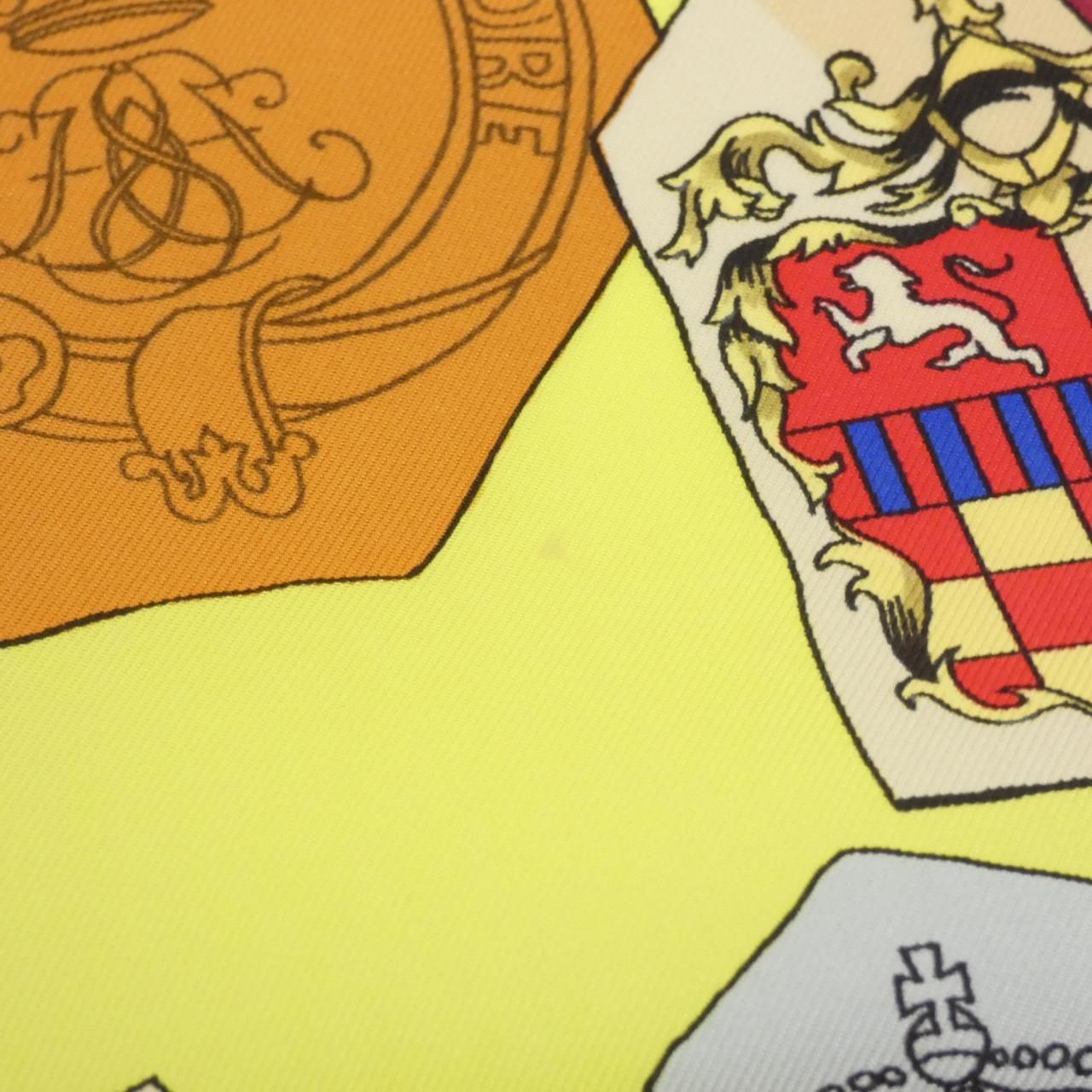 Hermes Chiffres ET Monogrammes Annee Carre Scarf — view 3