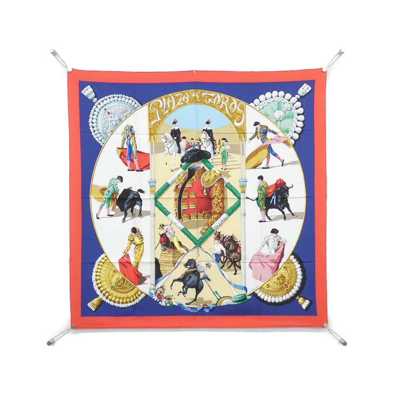 Hermes Plaza de Toros Carre Scarf