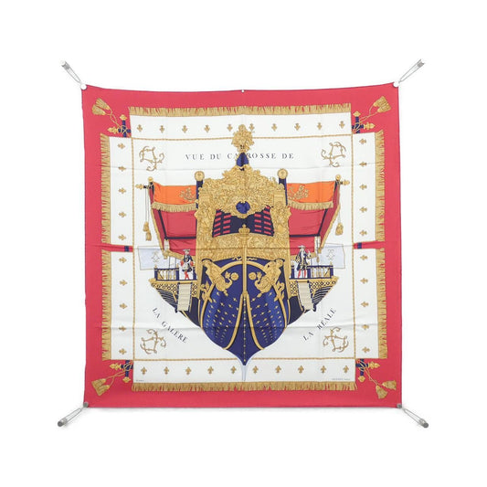Hermes Vue du Carrosse de la Galere la Reale Carre Scarf