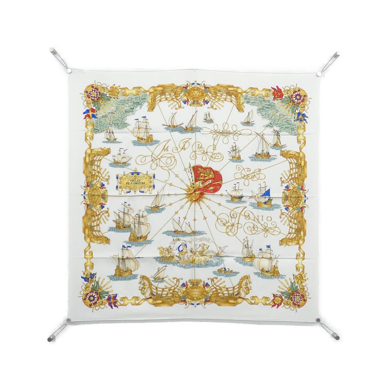 Hermes Voiles de Lumiere Carre Scarf