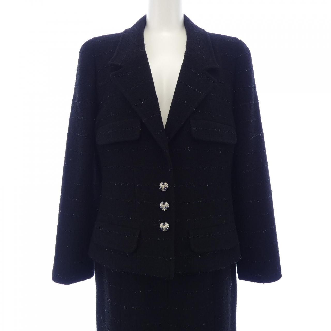 Chanel Vintage Suit Black