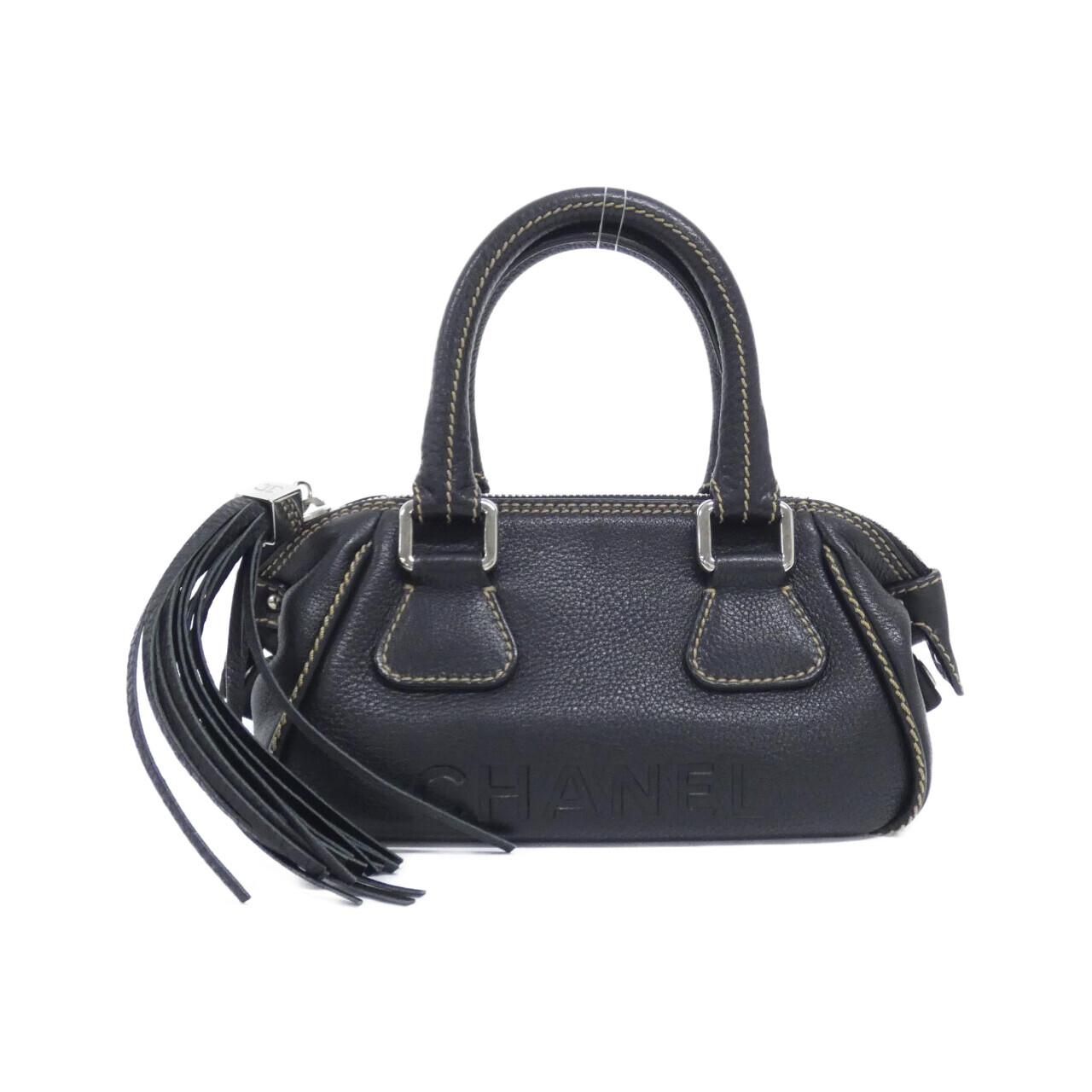 Chanel Vintage Bag Handbag Black