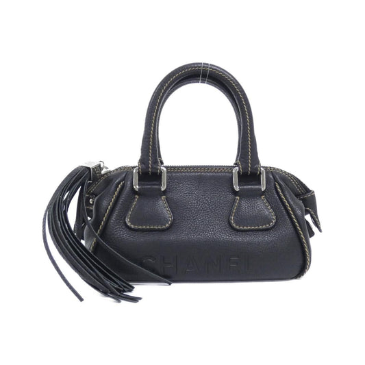 Chanel Vintage Bag Handbag Black