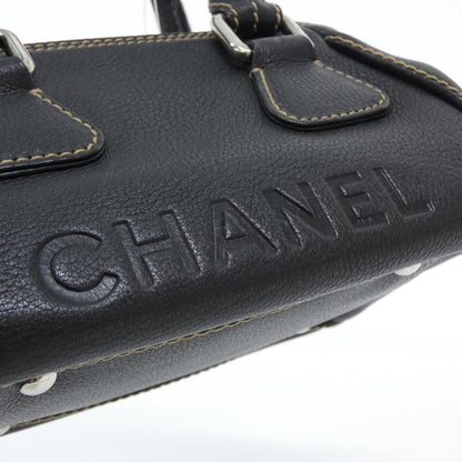 Chanel Vintage Bag Handbag Black — view 4