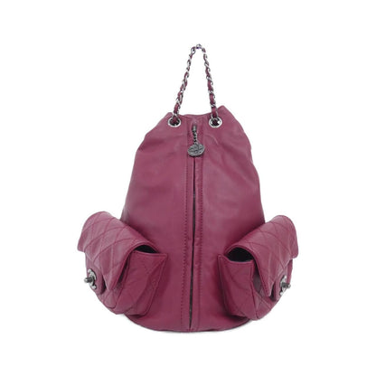 Chanel Backpack Sac Burgundy