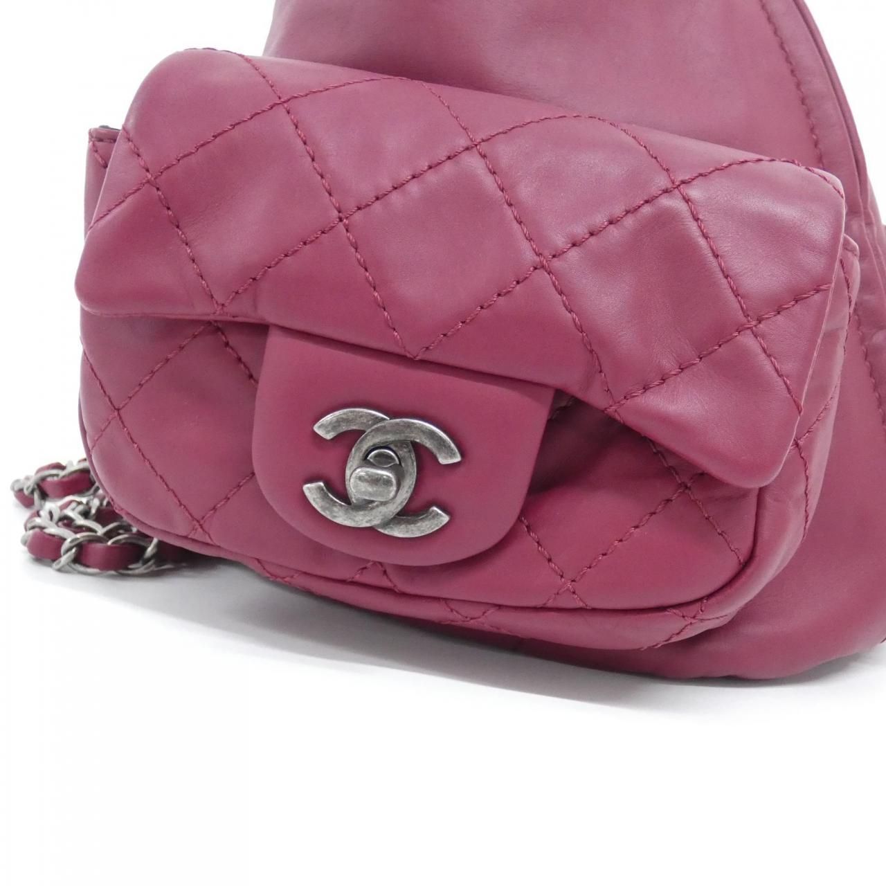 Chanel Backpack Sac Burgundy — view 5