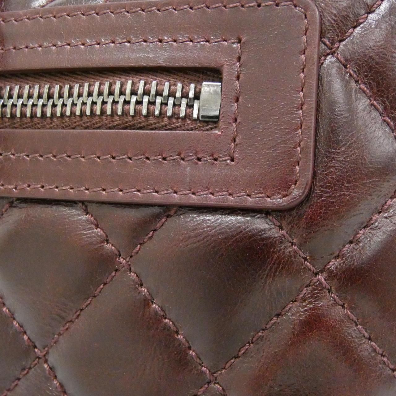 Chanel Backpack Burgundy — view 7