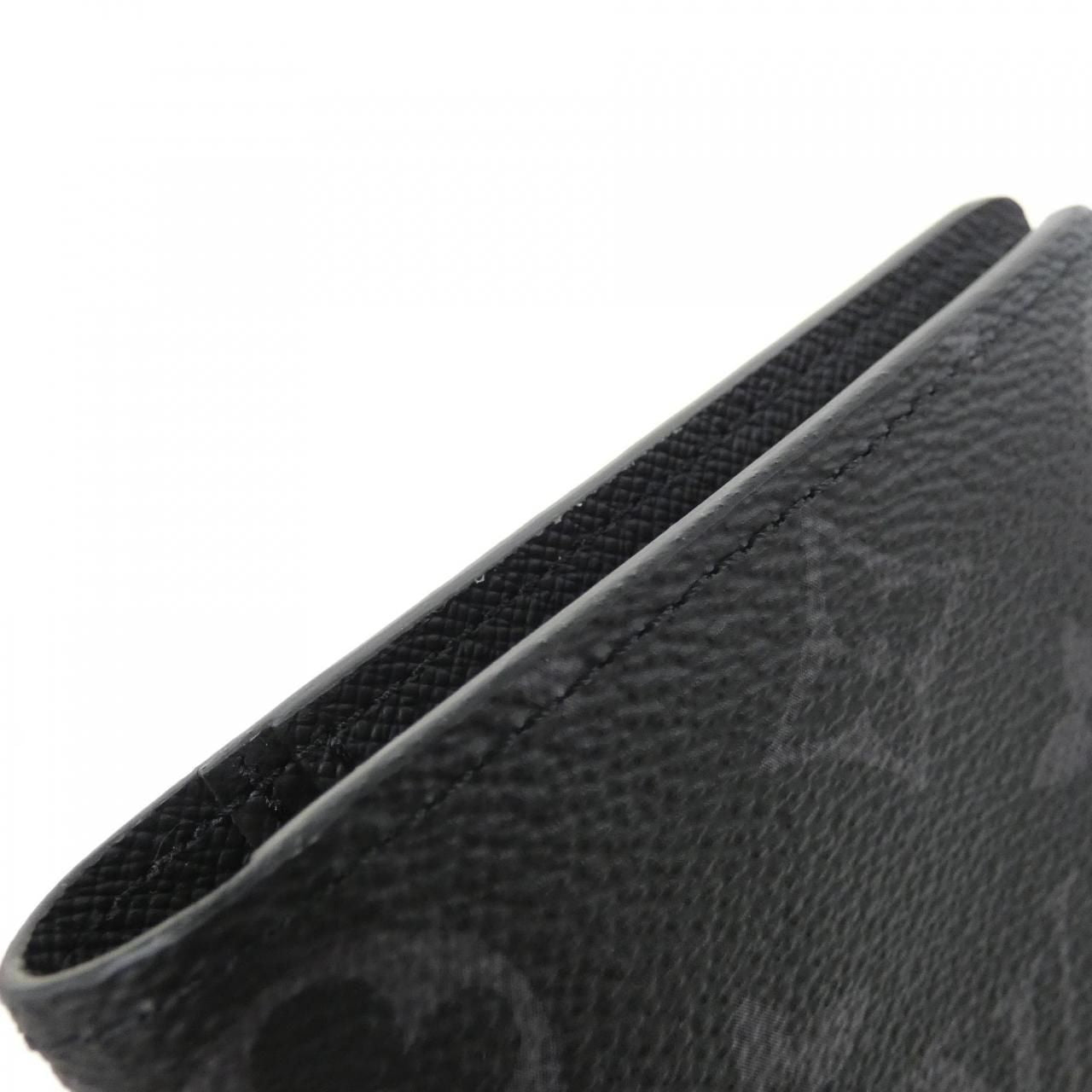 Louis Vuitton Monogram Eclipse Portefeuille Brazza Wallet — view 2