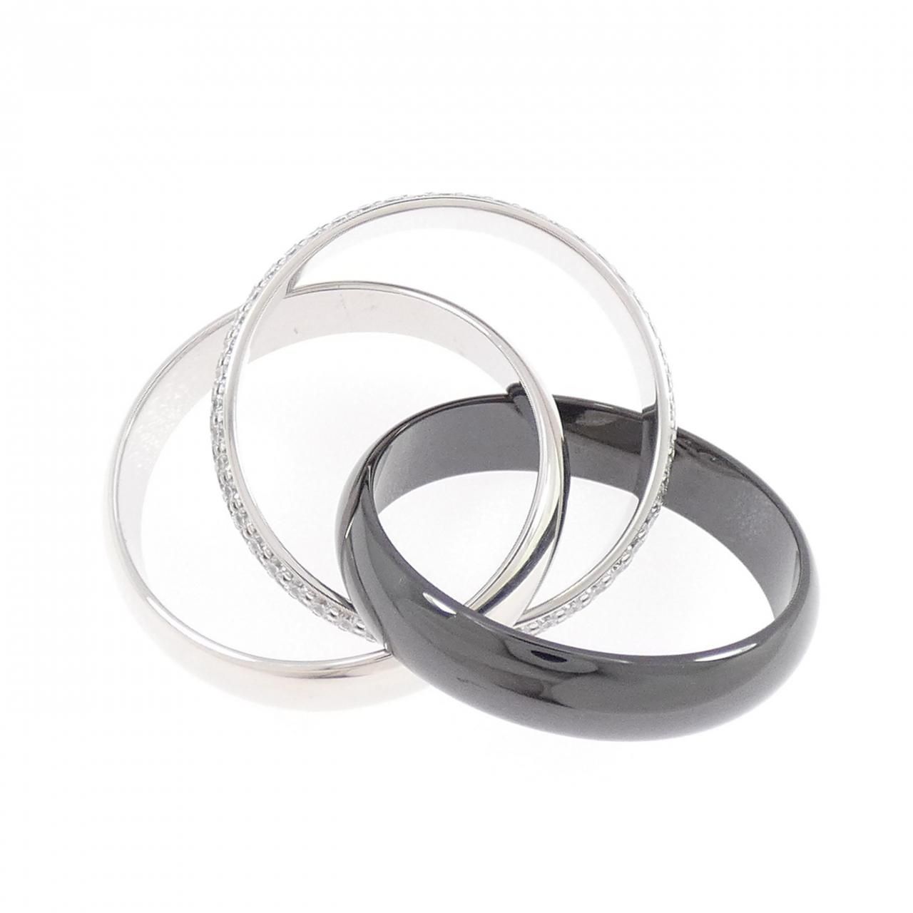 Cartier Trinity Black &white Large Ring — view 3