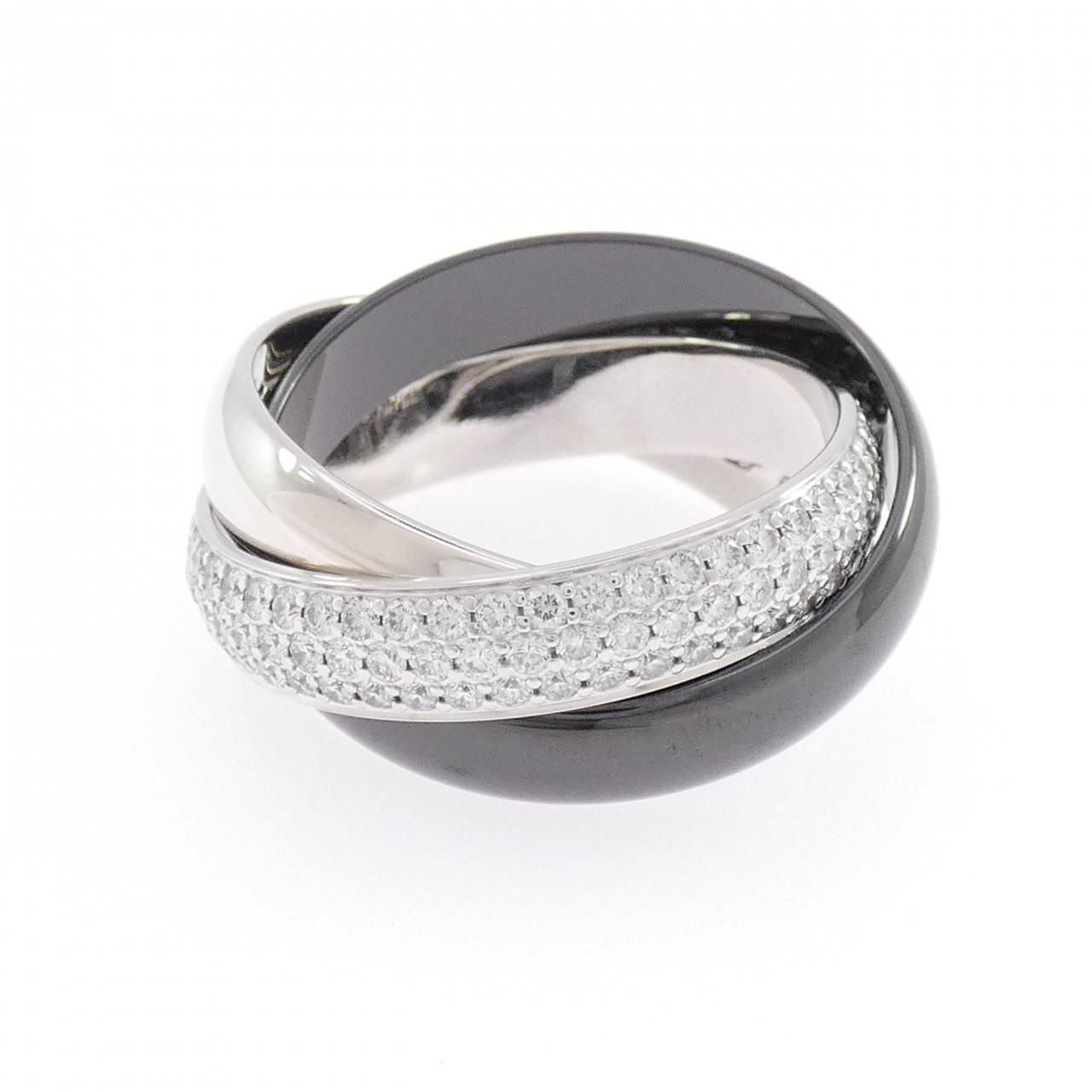 Cartier Trinity Black &white Large Ring