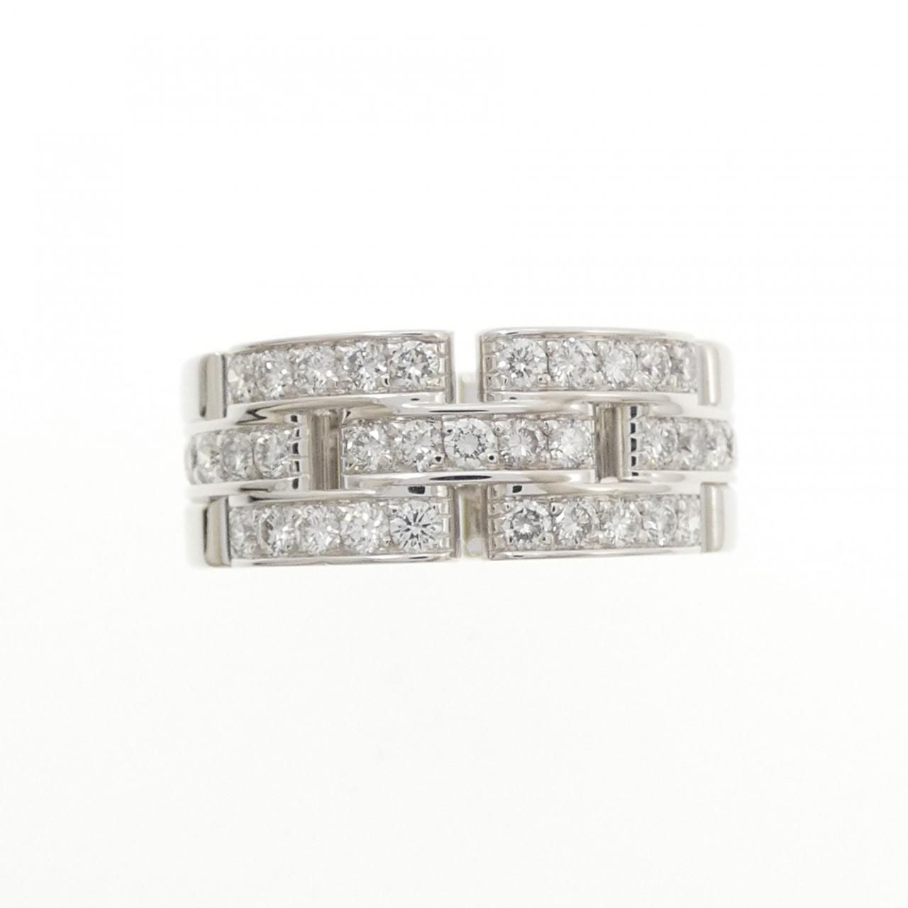 Cartier Maillon Panthere Half Diamond Ring — view 2