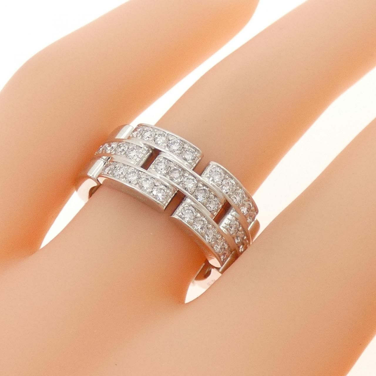 Cartier Maillon Panthere Half Diamond Ring — view 5