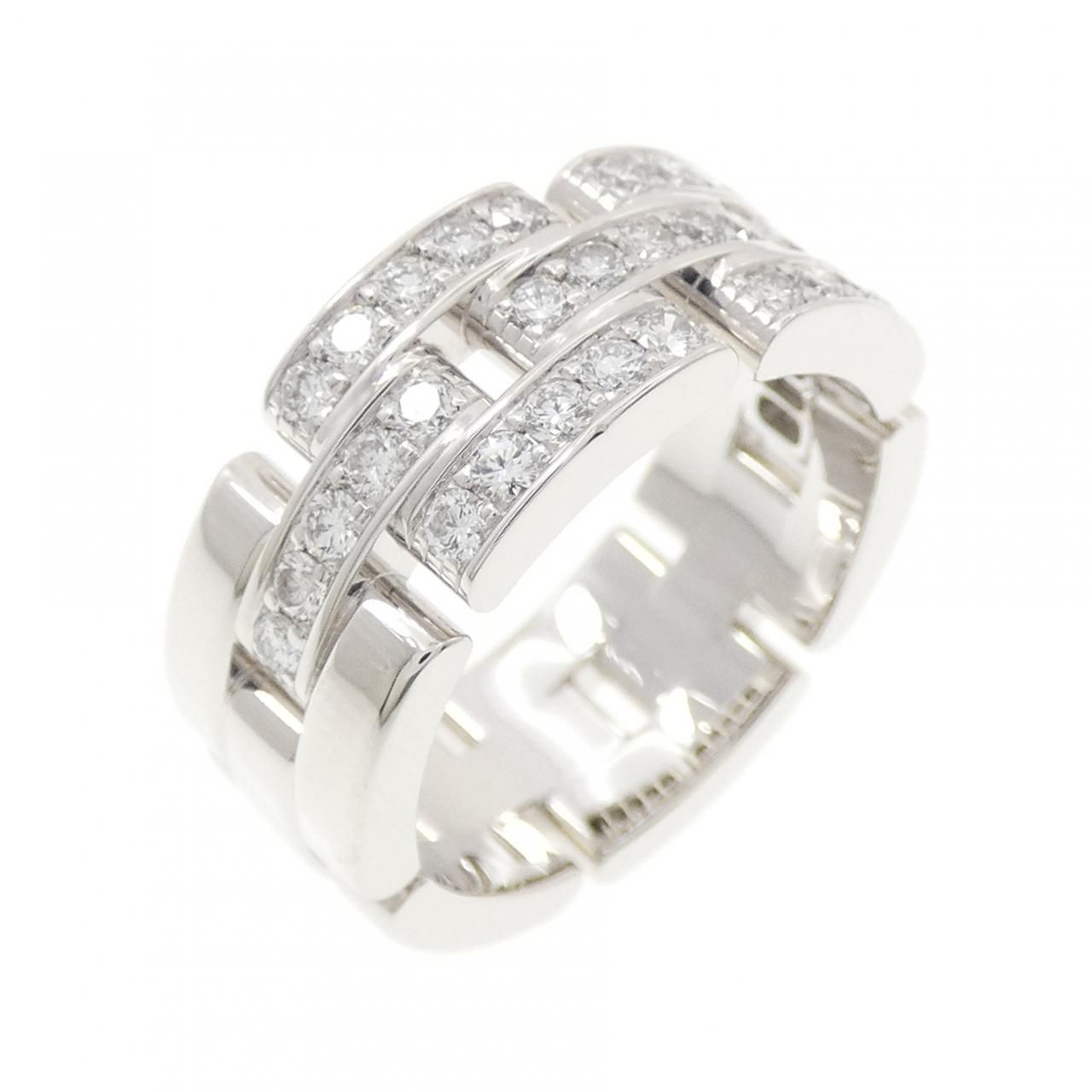 Cartier Maillon Panthere Half Diamond Ring