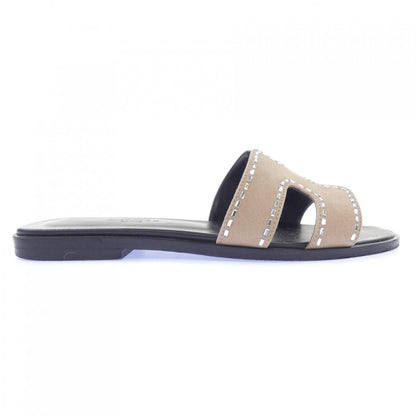 Hermes Oran Sandals Black
