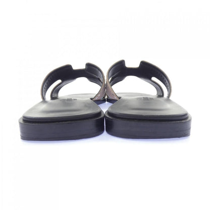 Hermes Oran Sandals Black — view 5