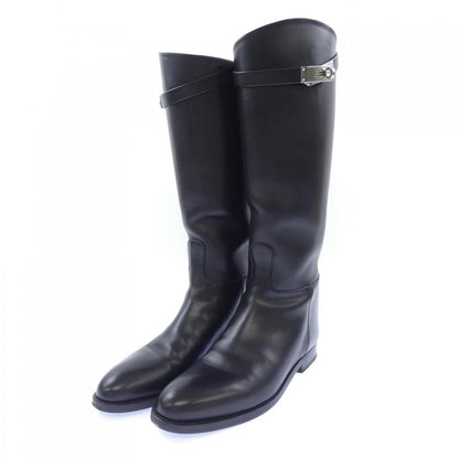 Hermes Jumping Kelly Buckle Long Boots — view 3
