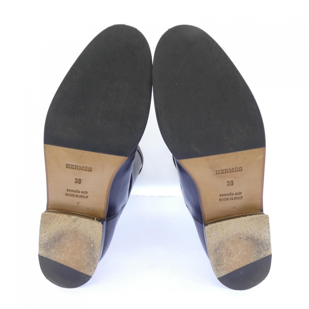 Hermes Jumping Kelly Buckle Long Boots — view 4