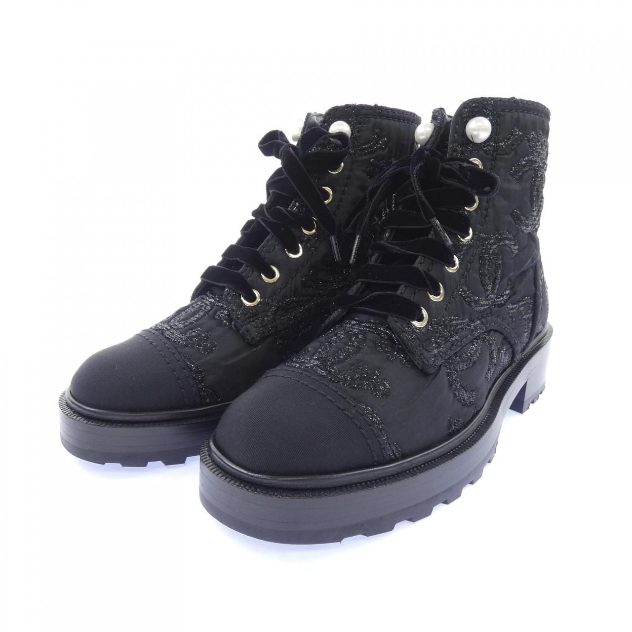 Chanel Lace Up Boots — view 3
