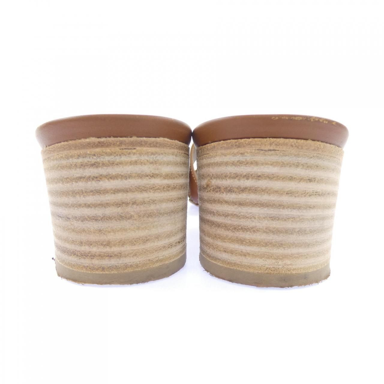 Hermes Oasis Sandals Brown — view 5