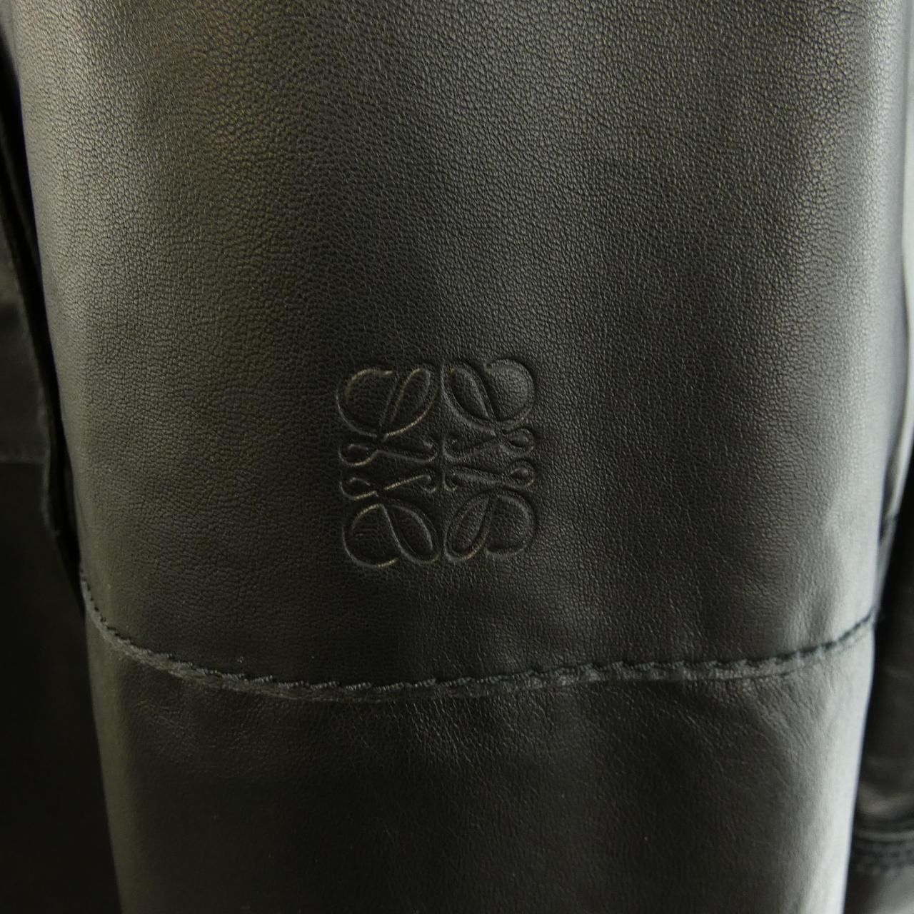 Loewe Leather Jacket Black — view 7