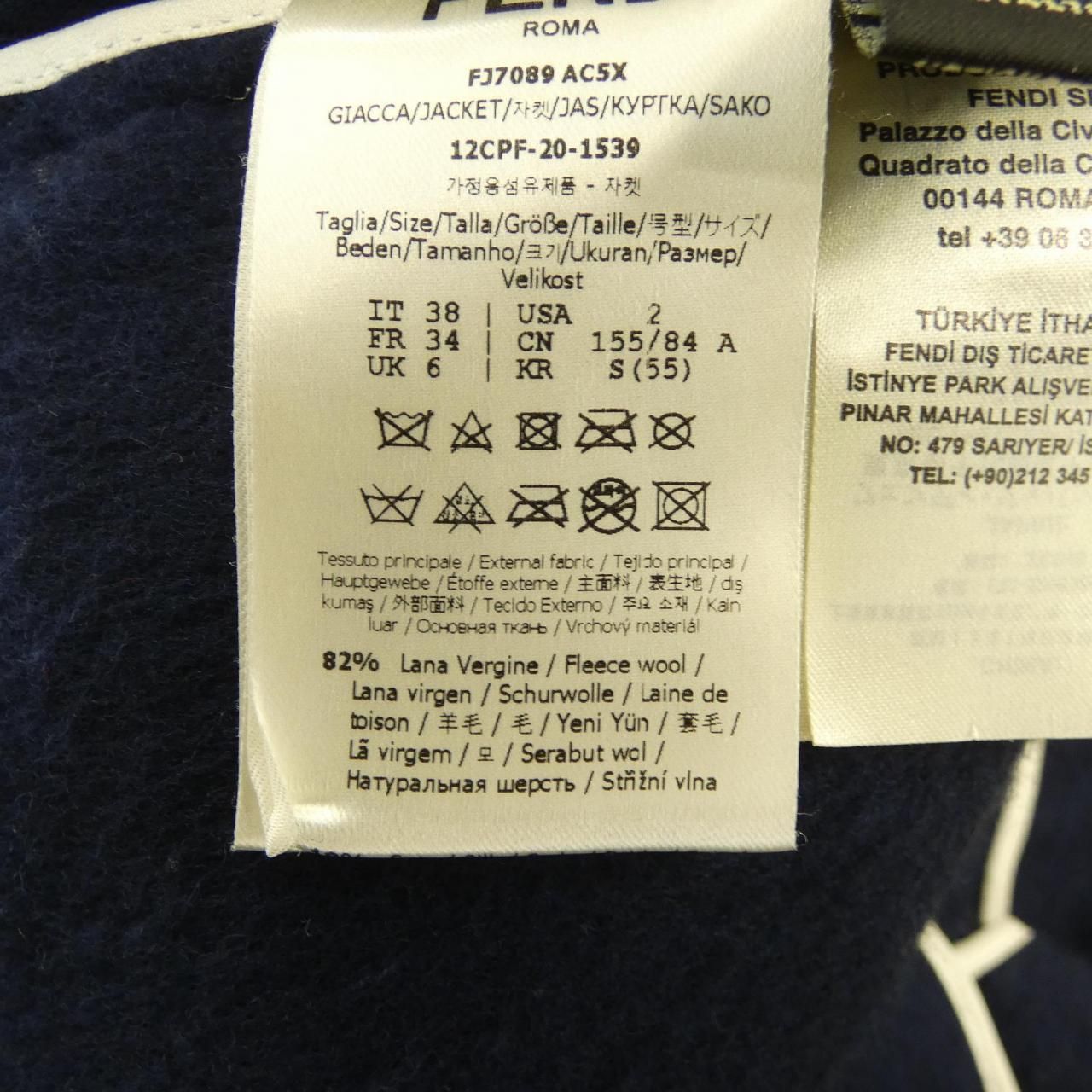 Fendi Jacket Navy — view 3