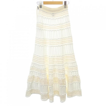 Louis Vuitton Ruffle Lace Midi Skirt — view 2
