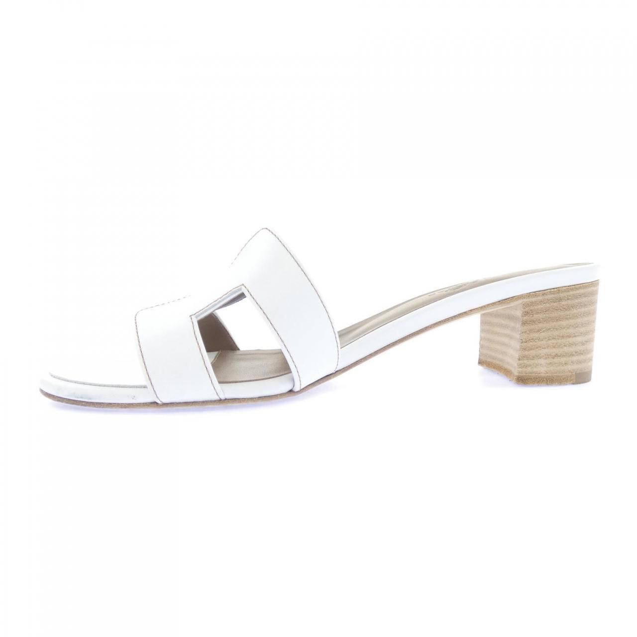 Hermes Oasis Sandals White — view 2