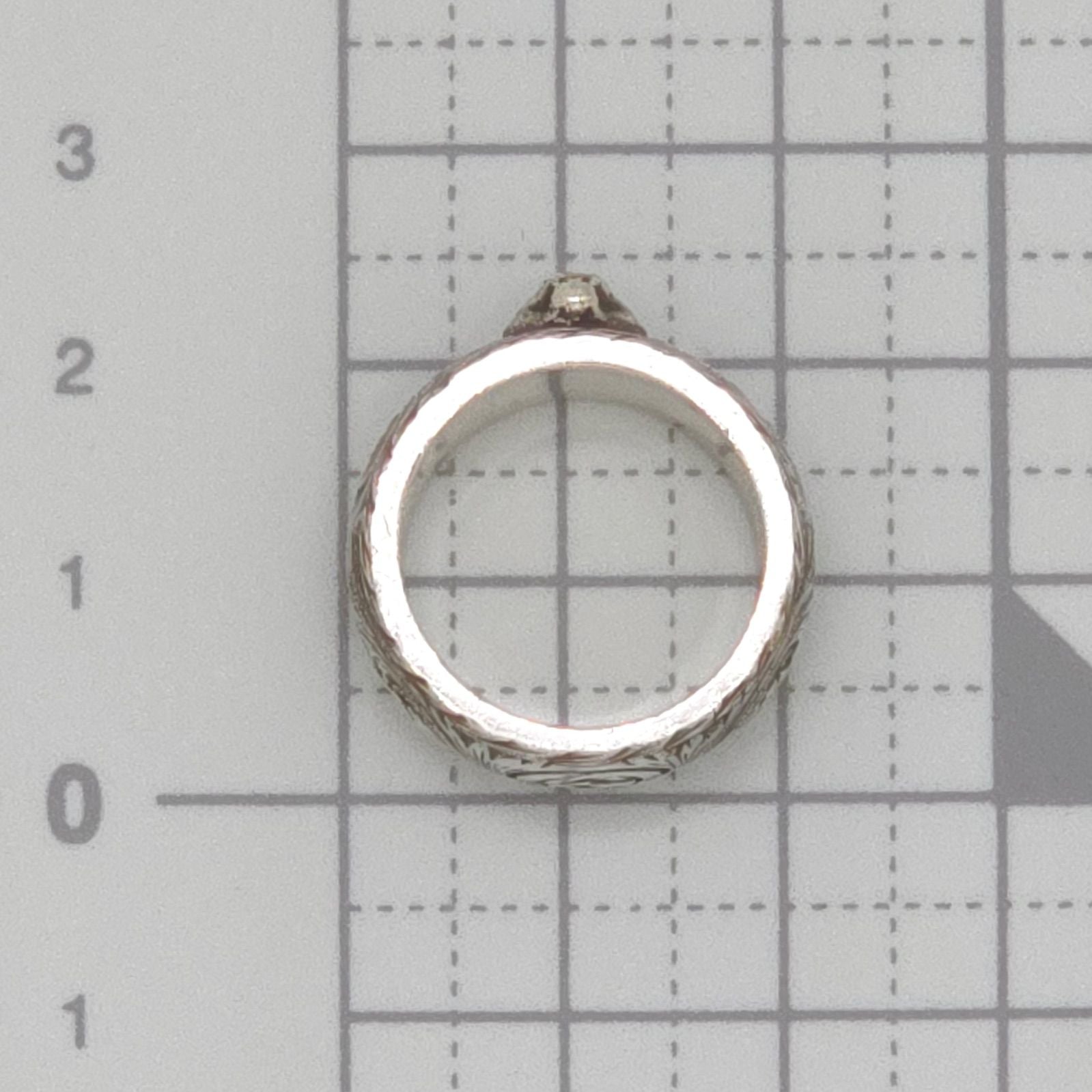 Gucci Cat Head Ring Interlocking Arabesque Sterling Silver — view 7