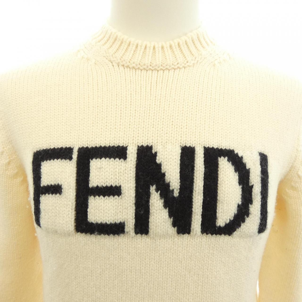 Fendi Knit Sweater White — view 5