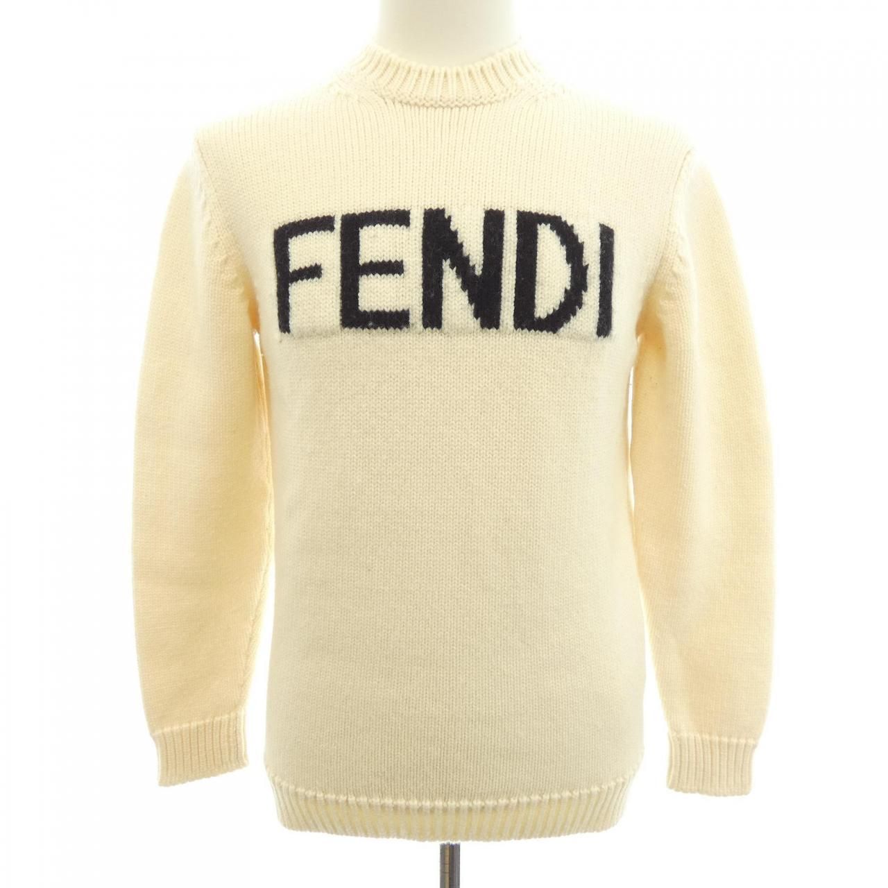 Fendi Knit Sweater White