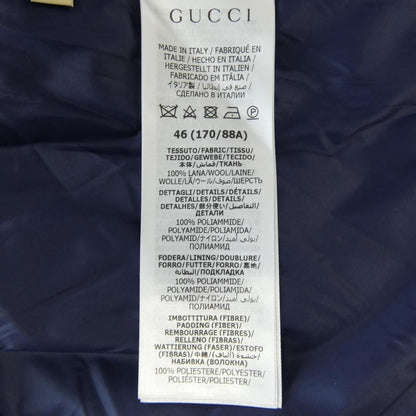 Gucci GG Wool Flannel Padded Overshirt Zapdw Jacket — view 3