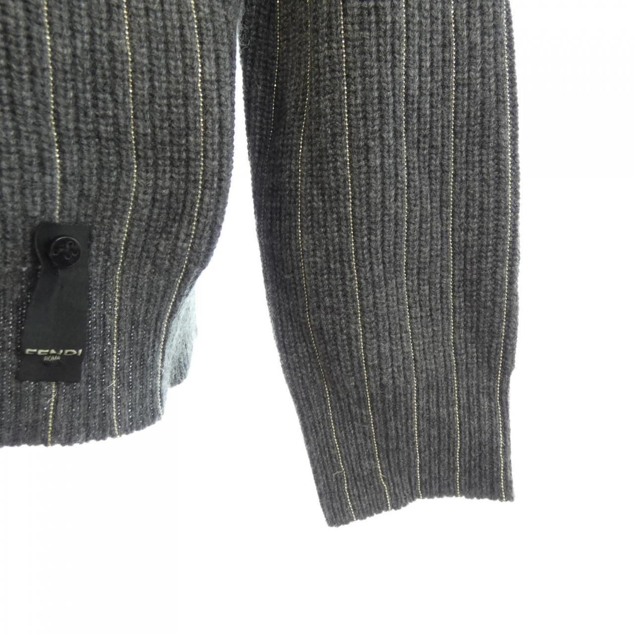 Fendi Knit Sweater Gray — view 7