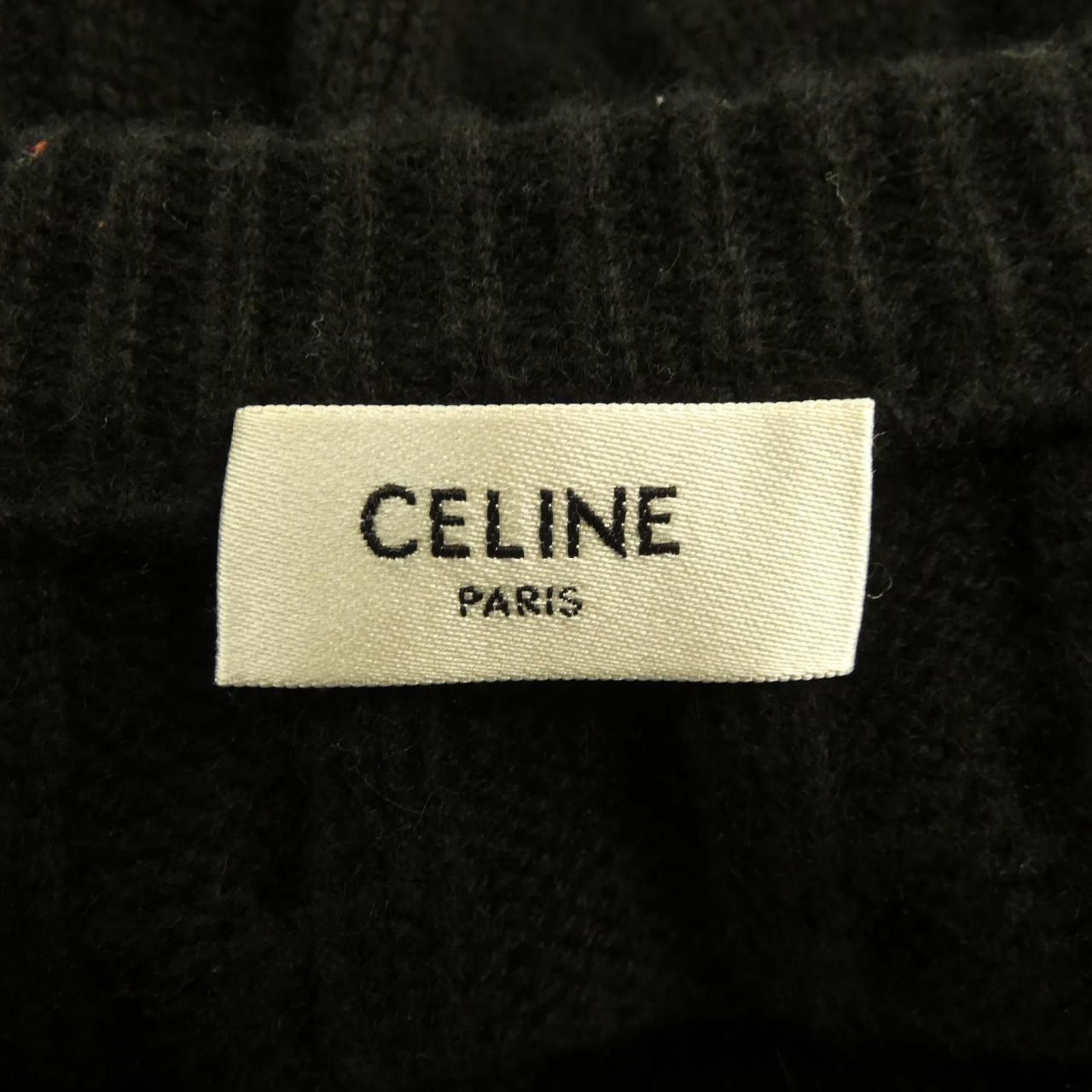 Celine Trio Sweater Cable Knit Cashmere — view 4