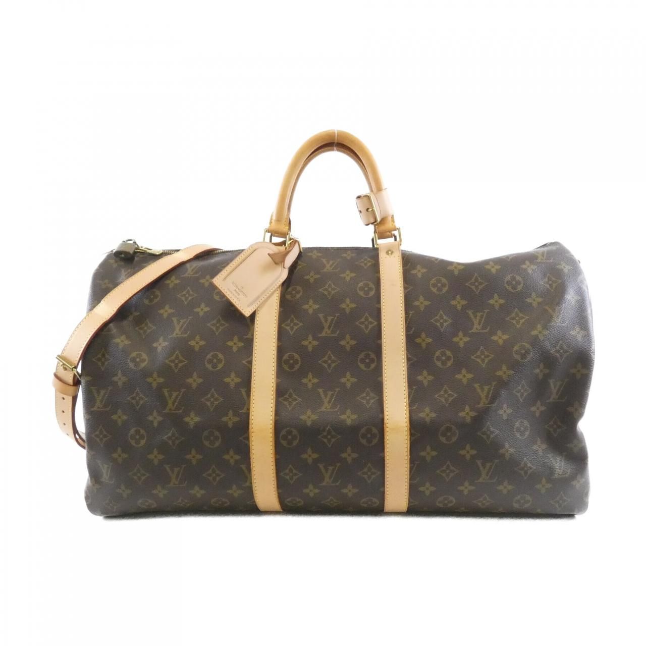 Louis Vuitton Monogram Keepall Bandouliere 55 cm Boston