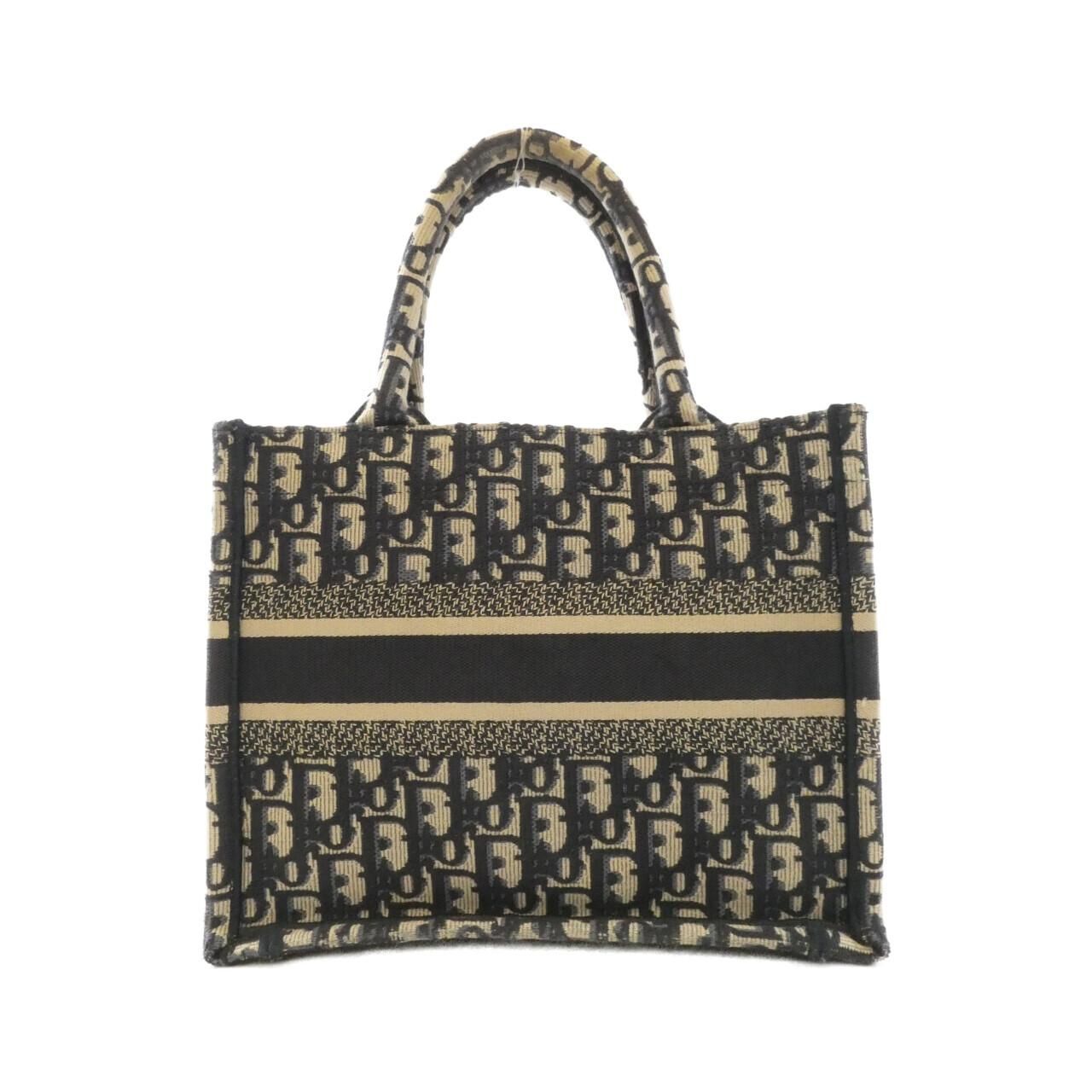 Dior White Oblique Book Tote Small — view 2