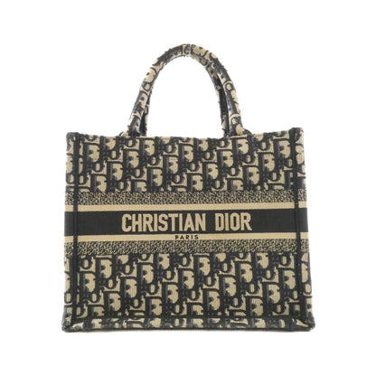 Dior White Oblique Book Tote Small