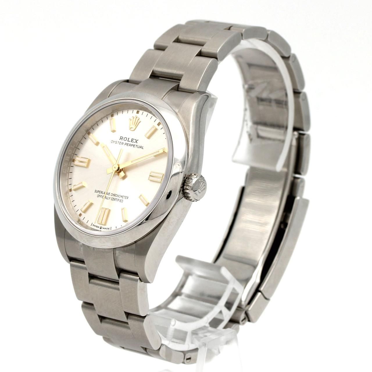 Rolex Oyster Perpetual SS Automatic Winding Watch — view 2
