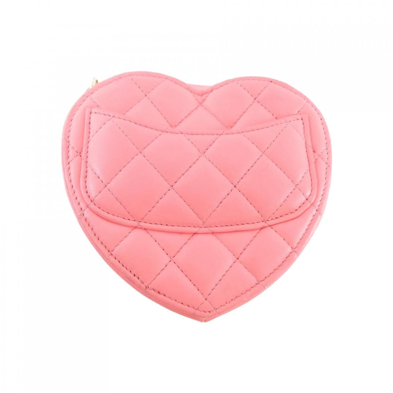Chanel Shoulder Bag Pink Heart — view 2