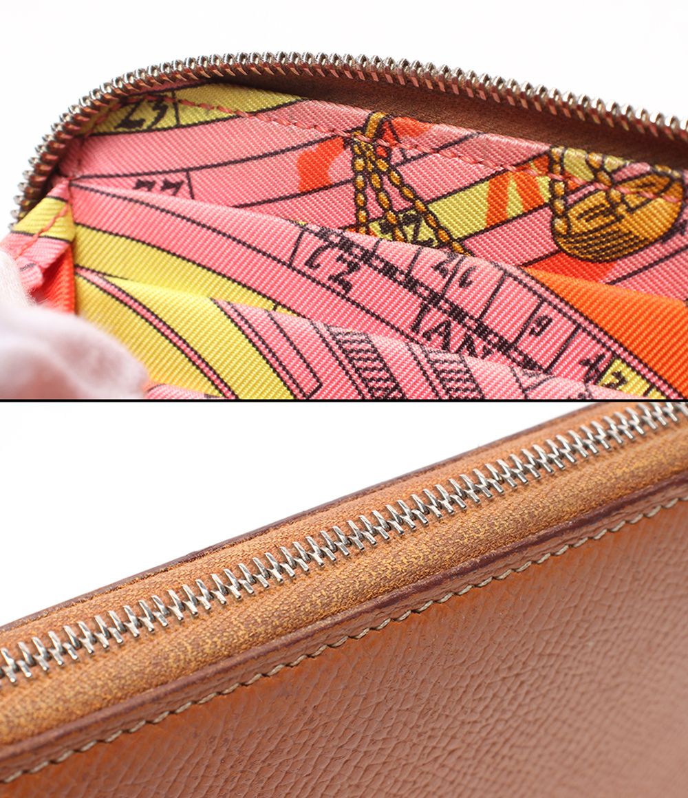 Hermes Zip Around Wallet Silver Azap Long Silk in — view 7