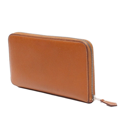 Hermes Zip Around Wallet Silver Azap Long Silk in — view 3