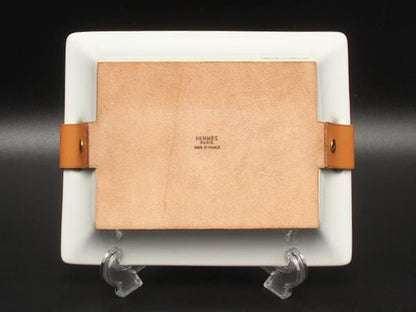 Hermes Case Tray Horse Pattern Leather — view 2