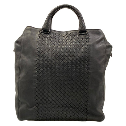 Bottega Veneta Tote Intrecciato Black Leather — view 3