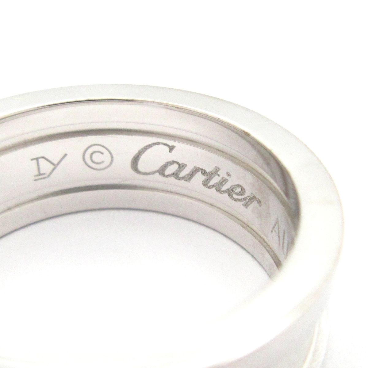 Cartier Ring C2 18k White Gold Diamond — view 5
