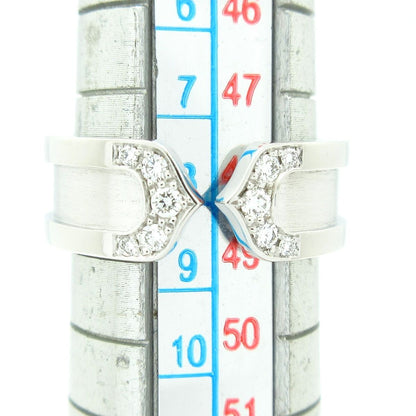Cartier Ring C2 18k White Gold Diamond — view 8