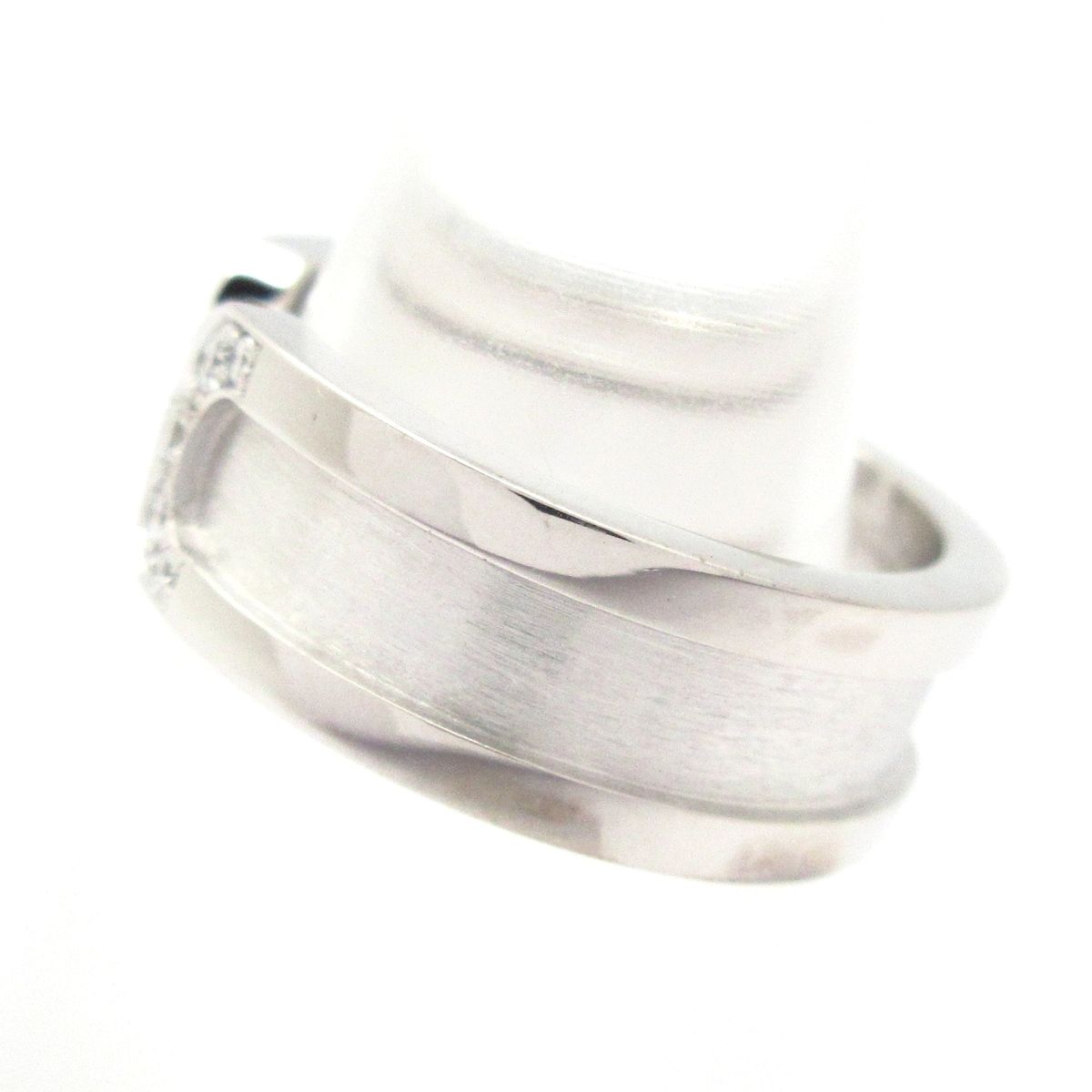 Cartier Ring C2 18k White Gold Diamond — view 7