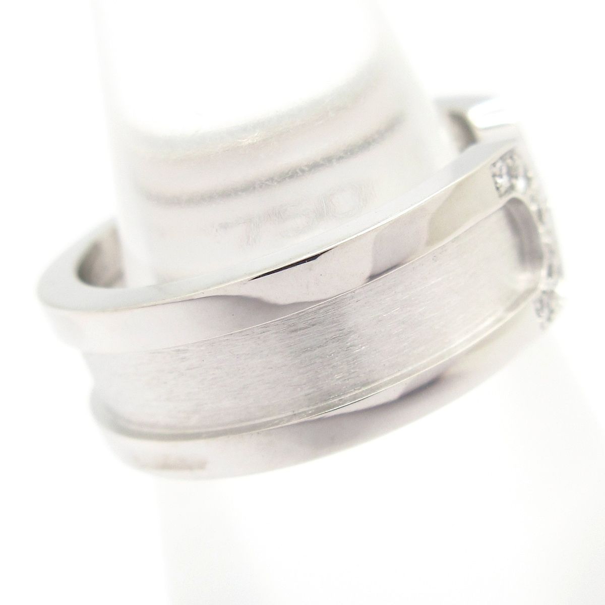 Cartier Ring C2 18k White Gold Diamond — view 2