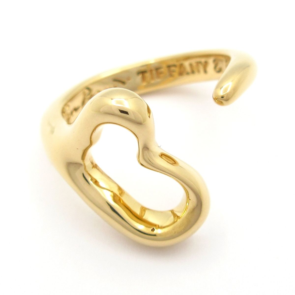 Tiffany & Co Ring Open Heart 18k Yellow Gold — view 7
