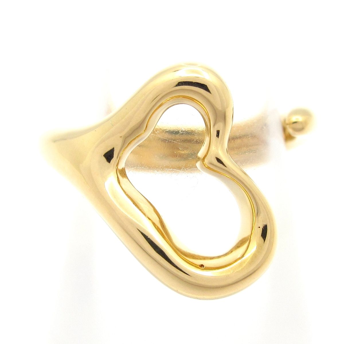 Tiffany & Co Ring Open Heart 18k Yellow Gold