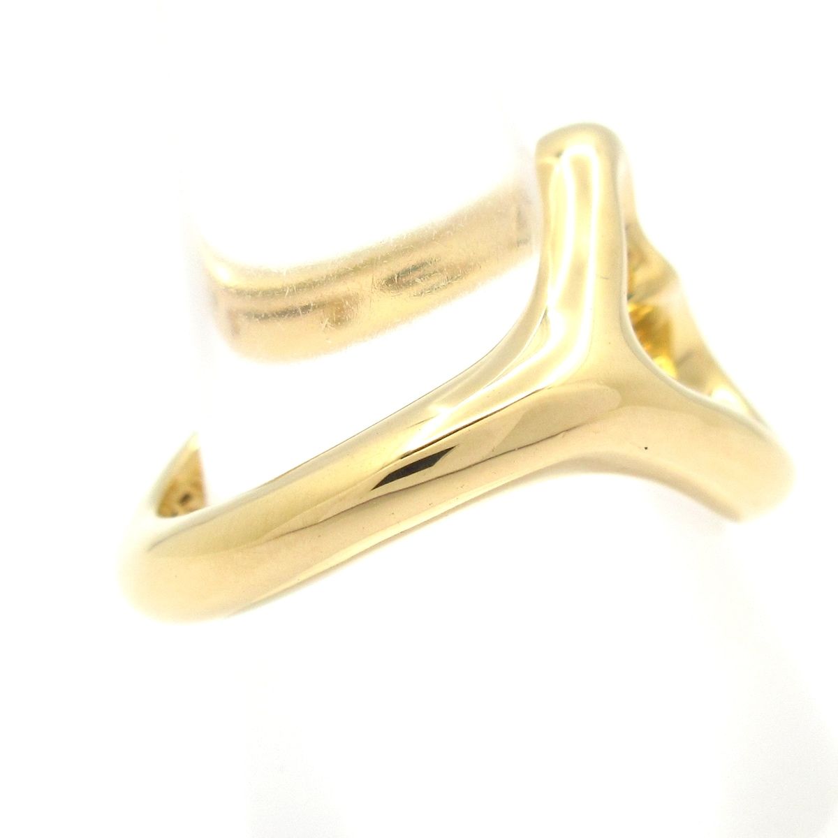 Tiffany & Co Ring Open Heart 18k Yellow Gold — view 2